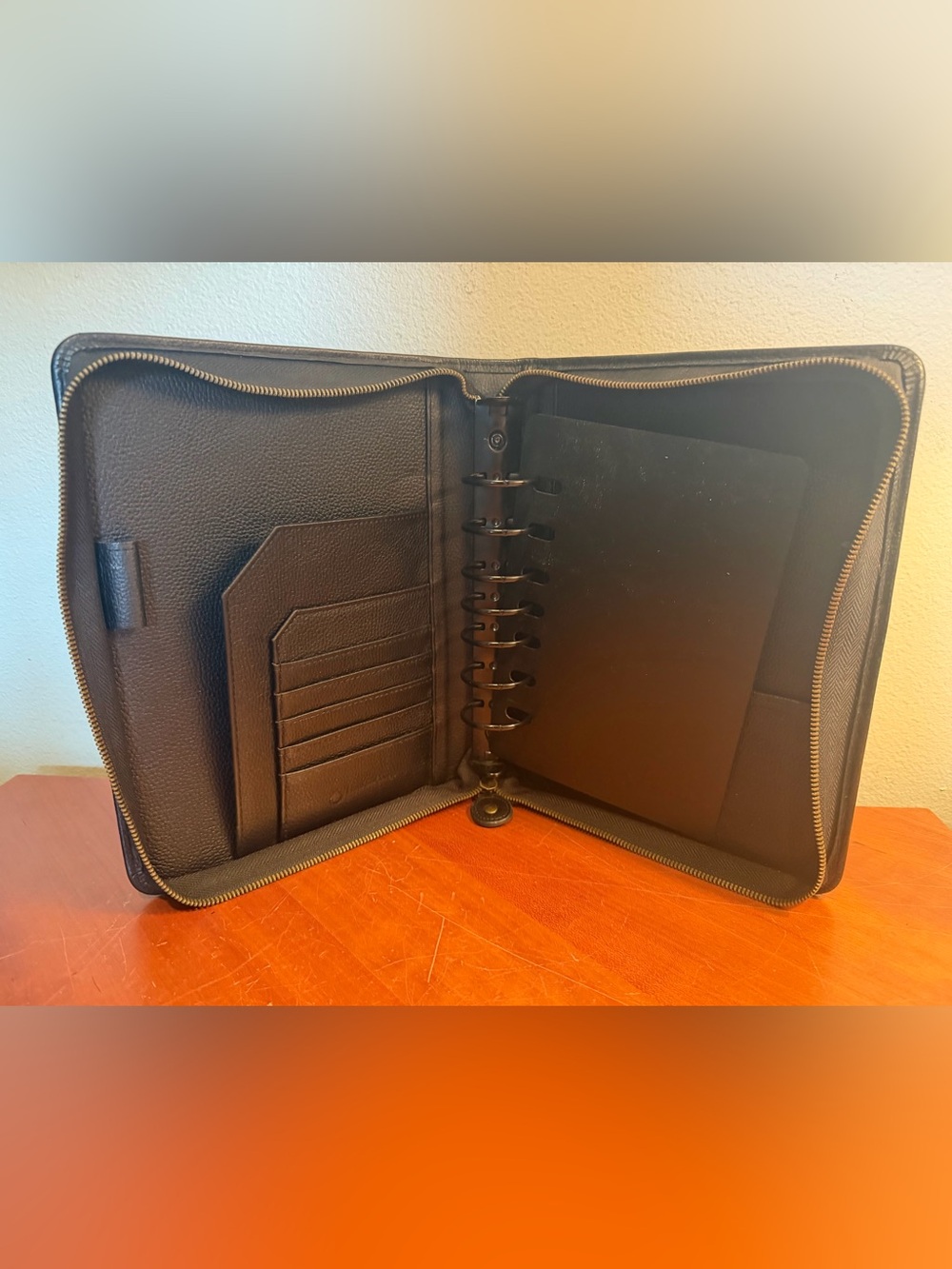 Franklin Planner TYLER Classic 7 Ring Pebbled Leather Binder